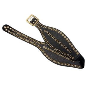 Keyhole Gold Hardware Waist Belt
